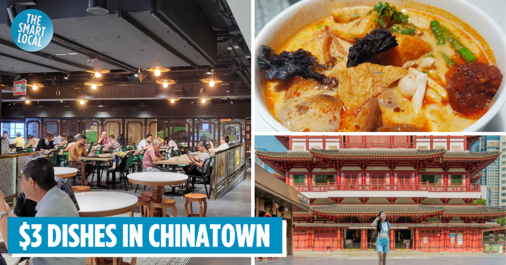 Lian Xin Food Court: Affordable Dining Beneath the Buddha Tooth Relic Temple