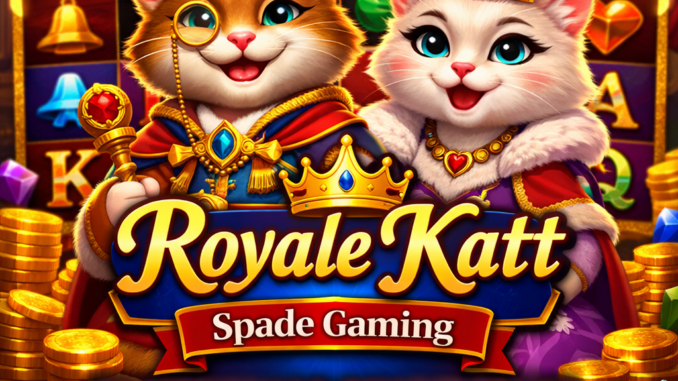 Royale Katt slot Spade Gaming bertema kucing bangsawan dengan desain kerajaan